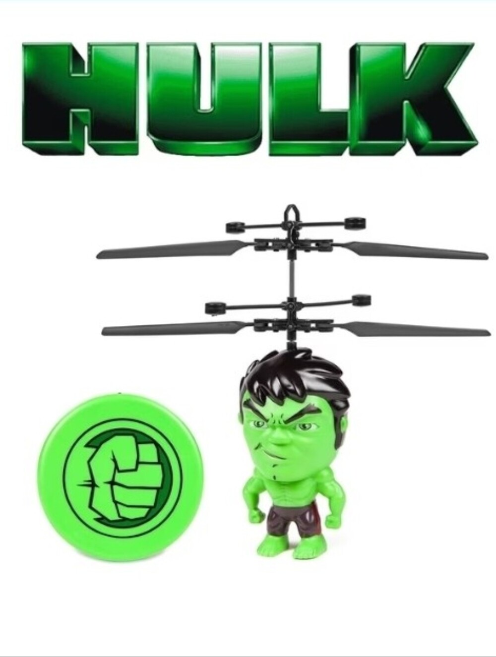 Marvel Avengers Hulk Flying UFO Helicopter Brand New